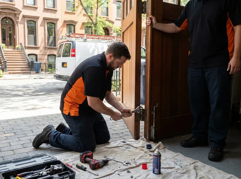 Carriage and Swing-Out Garage Door Repair in Brooklyn, NY