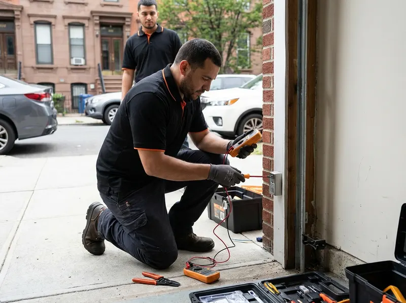 Garage Door Safety Sensor and Auto-Reverse Repair in Brooklyn, NY